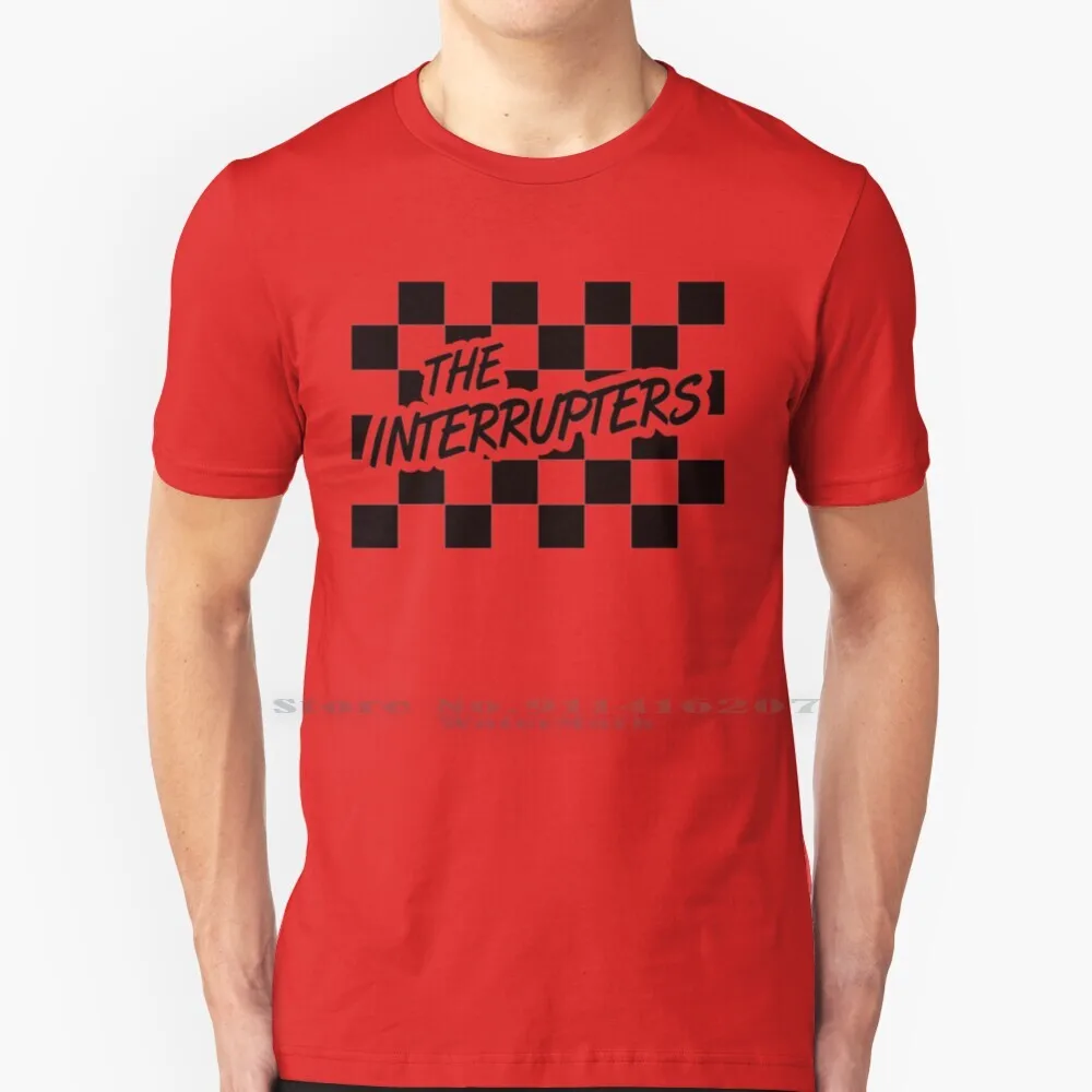 The Interrupters-Checker Design T Shirt Cotton 6XL The Interrupters Shes Kerosene Music Alternative Ska Core Punk Specials