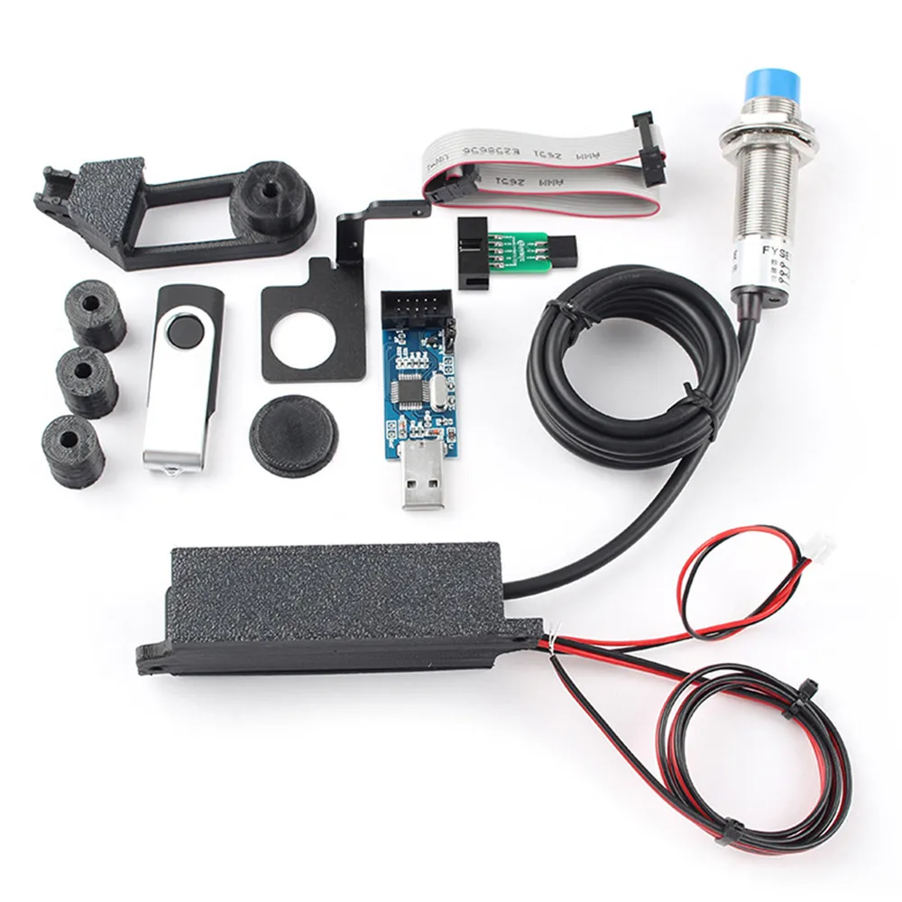 Druck Zubehör Komplette Auto Bett Nivellierung Sensor Kit Kompatibel mit Bootloader Brennen Werkzeug für Creality Ender 3/ 3 Pro