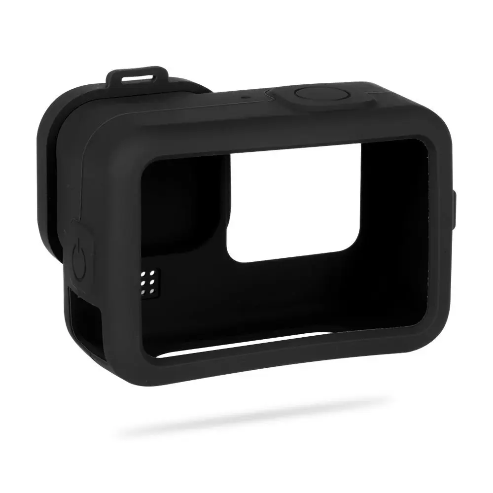Scratchproof Anti-drop Accessories Flip Battery Side Cover Removable Lid Silicone Case Lens Cap For GoPro Hero 12/11/10/9 Black