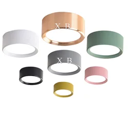 AC220V LED Ceiling Light Surface Mounted Ceiling Lamp 3W 5W 7W 9W 12W 15W 20W 3000K 6000K Indoor Living Room Book Rack Lighting