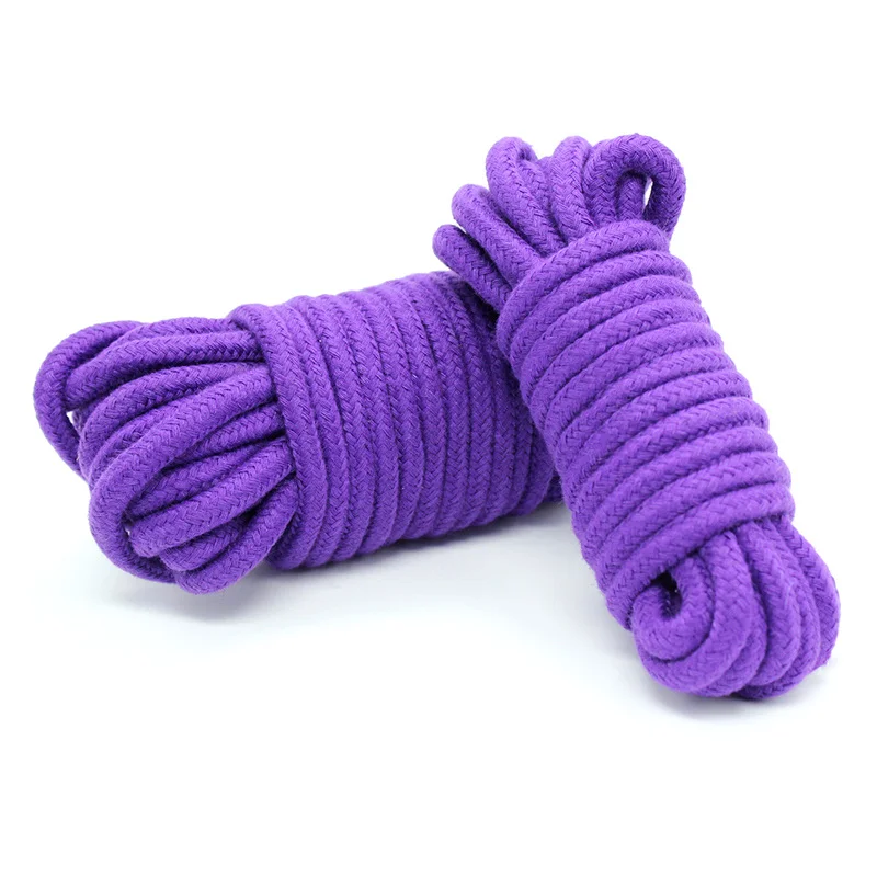 10m sexual bondage hand Props fetish cotton Soft tied Rope Strap appropriate SM sex products toys for woman BDSM bed restraints