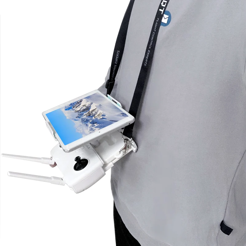 Hubsan zino/2/proh117s用リモートコントローラータブレット拡張スタンド電話取り付けブラケットクリップスタンドストラップアクセサリー
