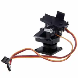 2 Axis Servo Gimbal Bracket FPV PTZ Pan/Tilt Camera Platform Anti-Vibration Camera Mount Sets for Aircraft Robot Cars 9g Servo