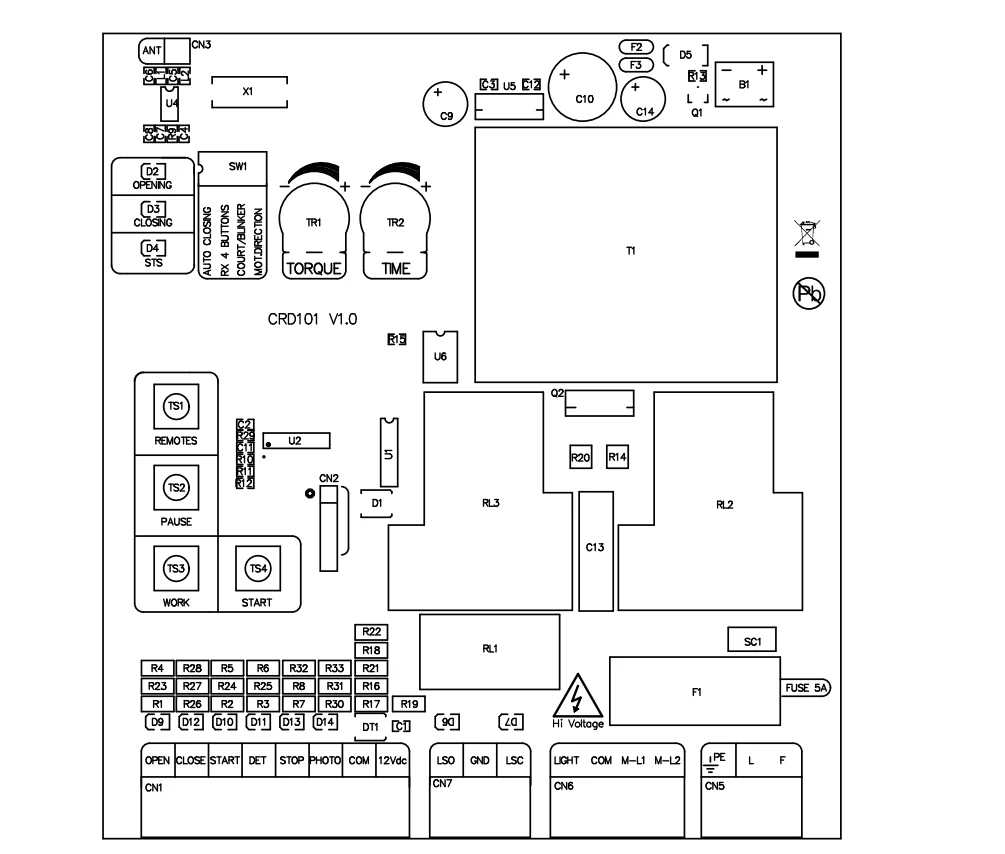 Szerokie zastosowanie brama przesuwna otwieracz do sterowania silnikiem jednostka PCB obwód kontrolny płyta elektroniczna płyta karty AC wersja