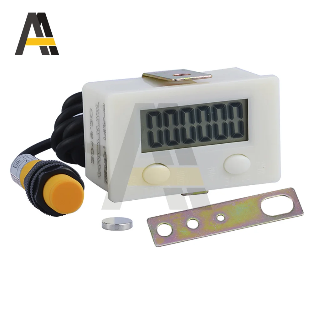 5 Digits 6 Digits Magnetic Induction Digital Display Counter LCD Magnetic Induction Switch Sensor