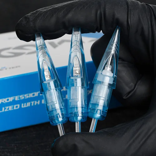 Imagen 2 del producto 20 piezas WJX RS cartucho de agujas de tatuaje DragonHawk máquina de maquillaje permanente esterilizada Microblading suministros de agujas de tatuaje