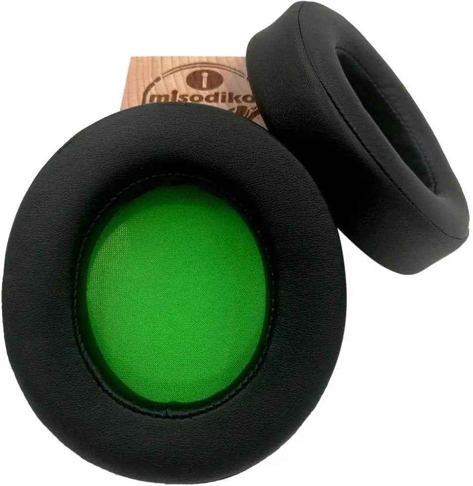 Coussinets d'oreille de remplacement avec anneau en plastique, Kit de protection pour casque de jeu Razer Kraken Pro V2