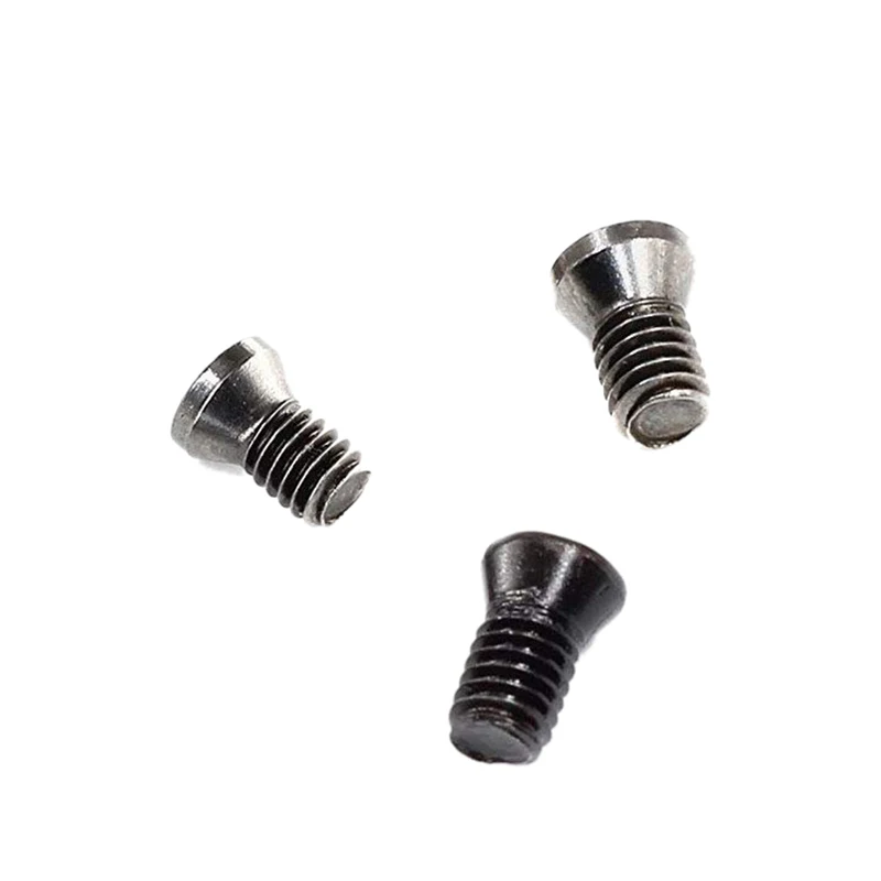LBER – jeu d\'insertions en carbure de tungstène, 3 pièces, pour les outils de tournage de tour à bois (inclure 11Mm carré avec rayon, 12Mm rond,
