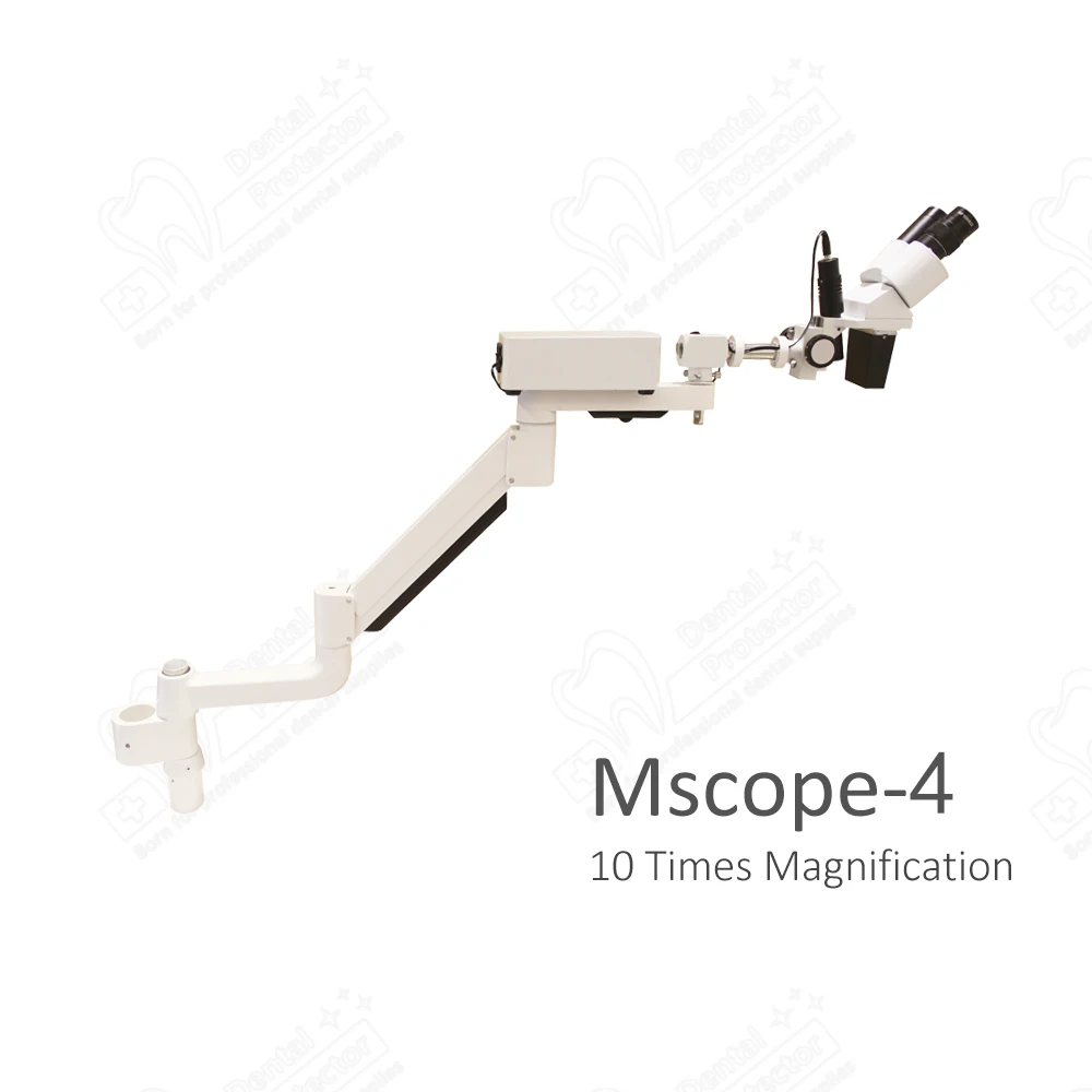 

10X Magnify Dental Binocular Microscope 3W LED Rotatable for Dentists Denture Tool Dental Lab Equipment Microscope Spot Light