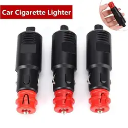 Adaptador de enchufe macho para encendedor de coche, accesorios de conexión de corriente, 1/2/3 Uds.