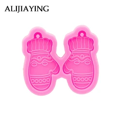 DY1014 Bright Leaf/Coconut tree/Gloves/Cane/Tassel Resin Earring Mold,  DIY Crafting Silicone Molds, Epoxy Resin Jewellery