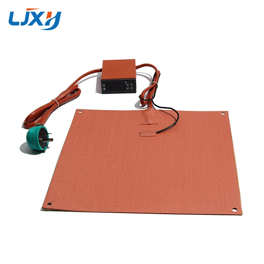 

LJXH 310/330/350mm Small Volume Temperature Controller Wire-wound Silicone Rubber Coated Fiberglass Heating Pad with Holes