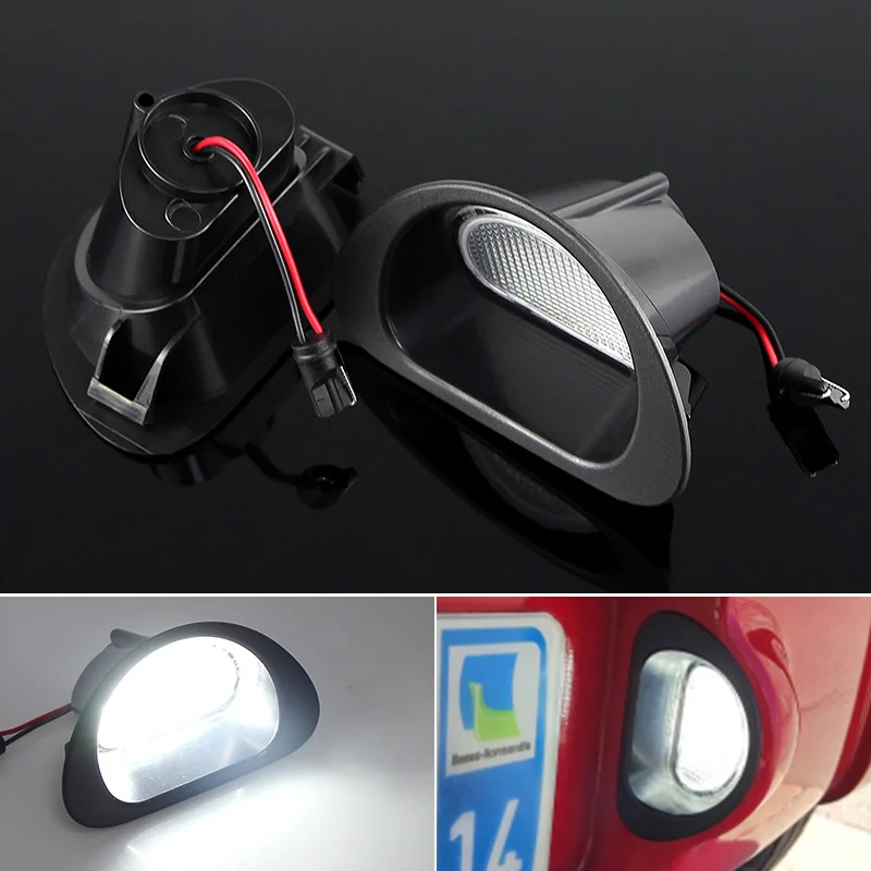 2 stücke Canbus LED Lizenz Nummer Platte Licht Für Peugeot 107 05-14 Für Citroen C1 MK ICH 05-13 ersetzen OEM Nummer 6340E2, 6340 E2