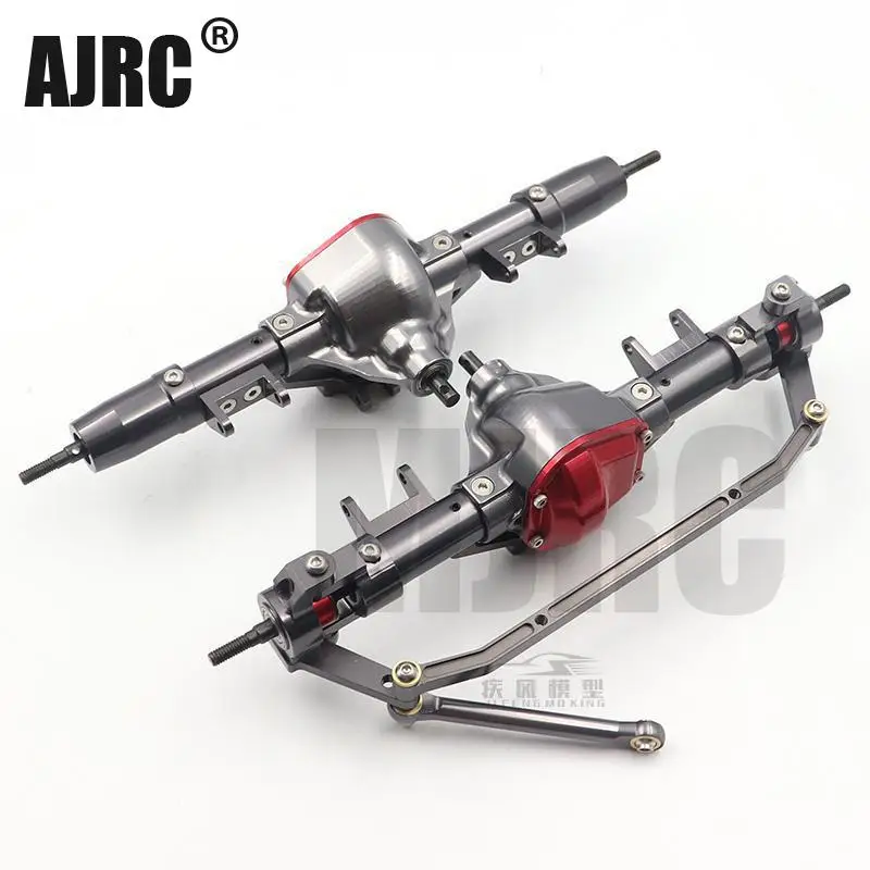 

1Set 1/10 Rc Car Complete Alloy Front And Rear Axle With Arm CNC Machined For 1:10 Rc Crawler AXIAL SCX10 RC4WD S242