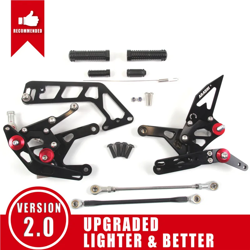 Arashi V2.0 Race Achteren Geplaatste Voor YAMAHA MT-10 FZ-10 2023 2024 2025 CNC Verstelbare Voetsteun Voetsteun MT10 FZ10