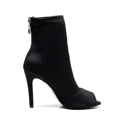 Jazz Latin-Botas de tacón alto para mujer, zapatos elegantes, sexys, para baile