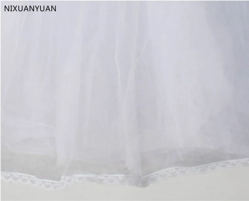 Jupon en Tulle blanc 4/8 couches, vente en gros, accessoires de Mariage, Vestido Branco, sous-jupe, Jupon de Mariage pour femme