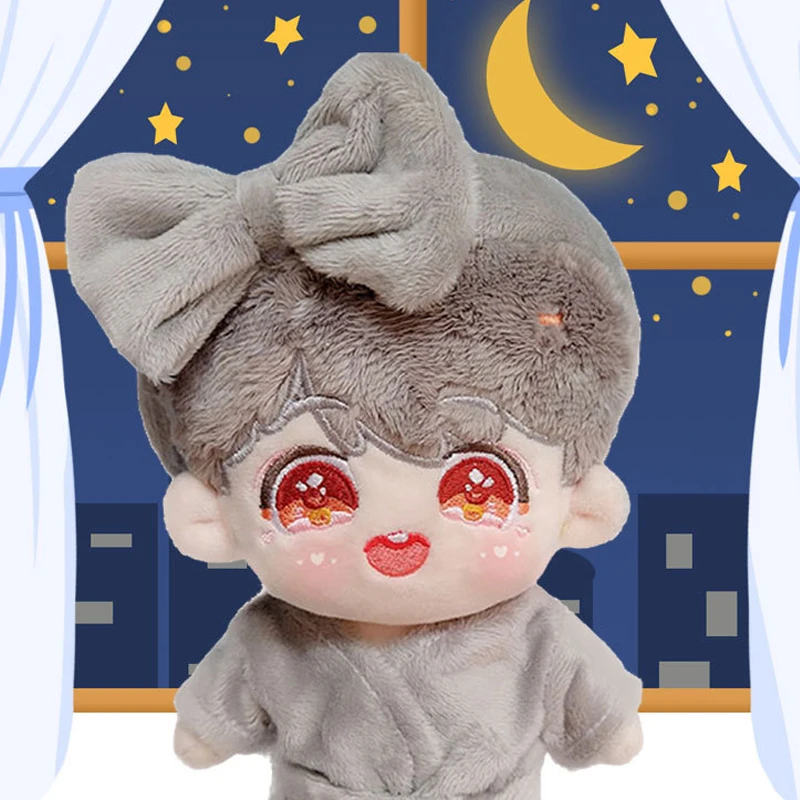 

Kawail Doll Bathrobe Bathroom Suits Winter Wear Sleeping Outfit For Baby 20CM Plush Idol Doll Accessories Fans Favourite Gift