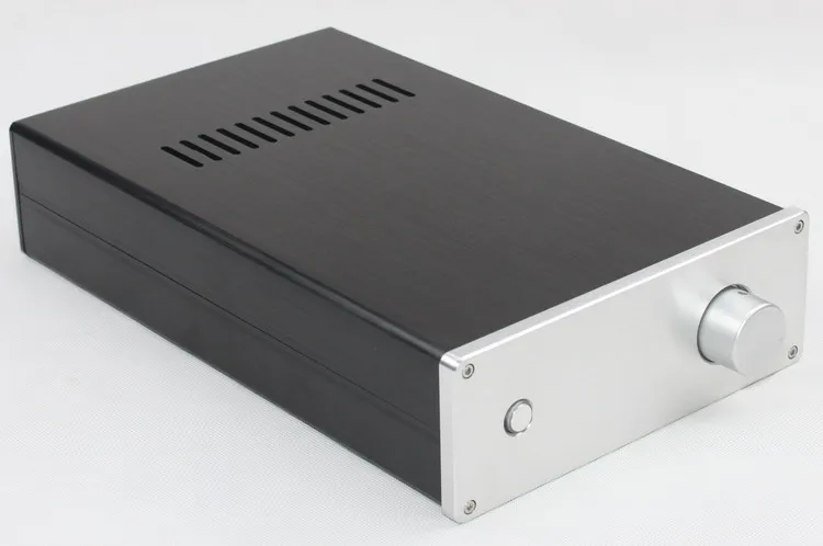 

W195 H70 D310 Switch Power Amplifier Supply Chassis DIY Anodized Aluminum PSU Balanced DAC Decoder Enclosure Preamp Case Rear