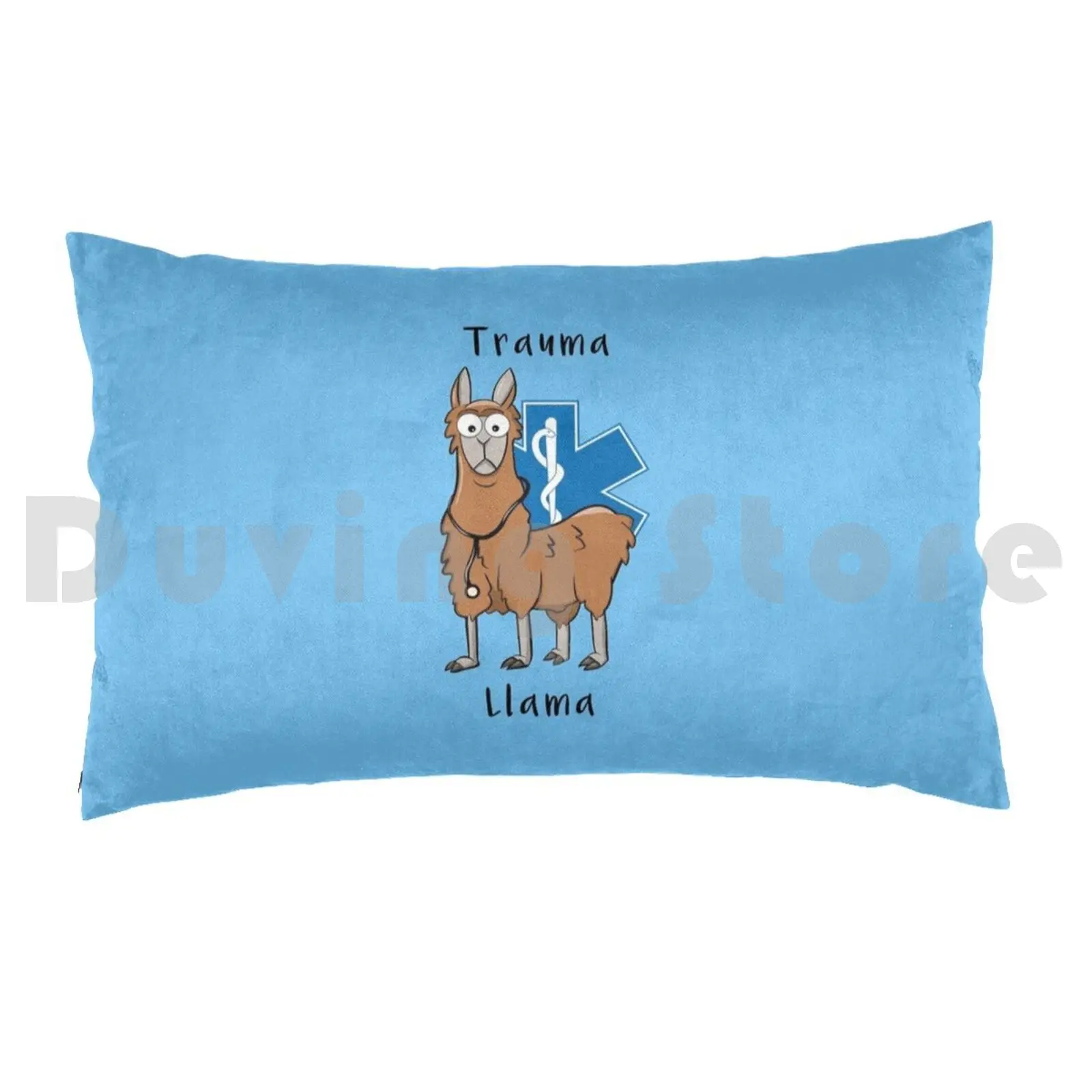 Trauma Llama Emt Pillow Case Printed 35x50 Llama Nurse Emt Paramedic Trauma Emergency Emergency Medicine