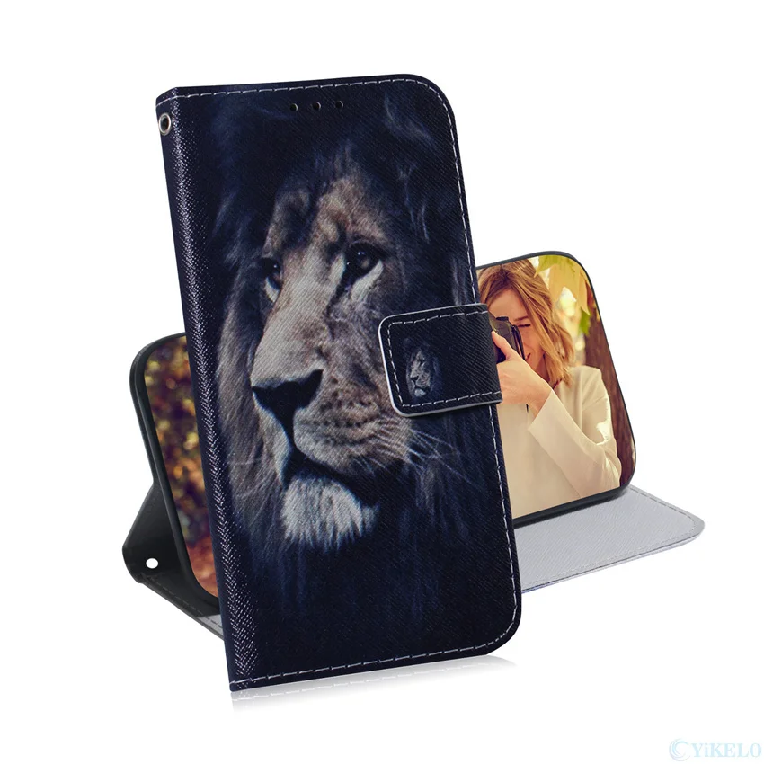 Animal Painted Case For Redmi Note 6 6A 7 7A 8A 8 8T 9 9A 9C 9S 10 10S Pro 5G Book Flip Leather Phone Cover Wallet Card Stand