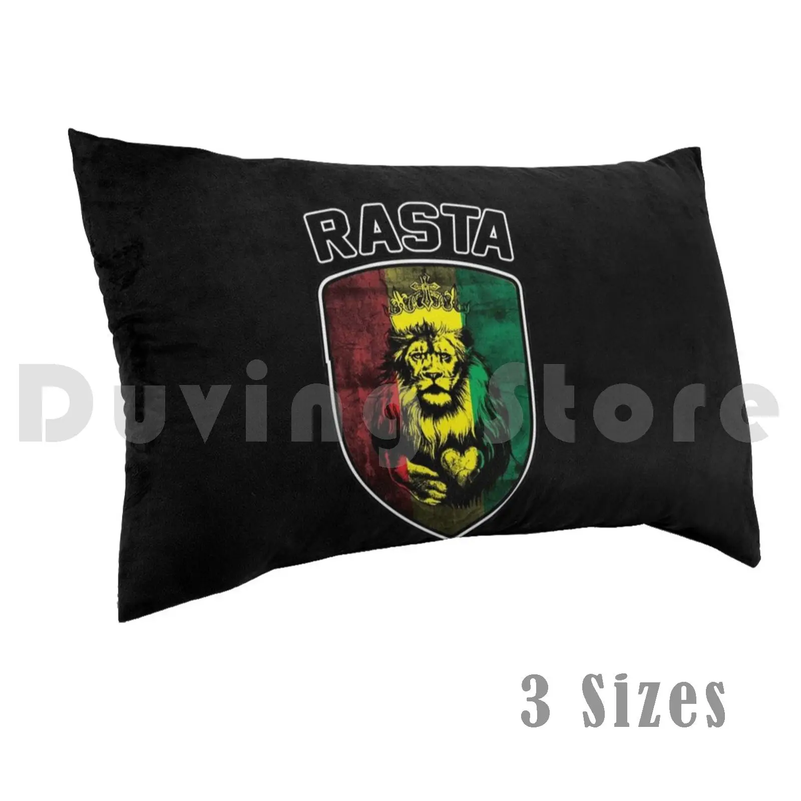 Rasta Pillow case 40x60 2165 Rasta Reggae Red Yellow Green Lion Jam