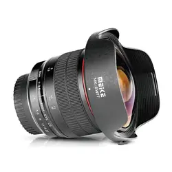 Meike 8mm f3.5 Ultra Wide Fisheye Lens for  Canon EOS EF /Nikon F-Mount Cameras with APS-C/Full Frame