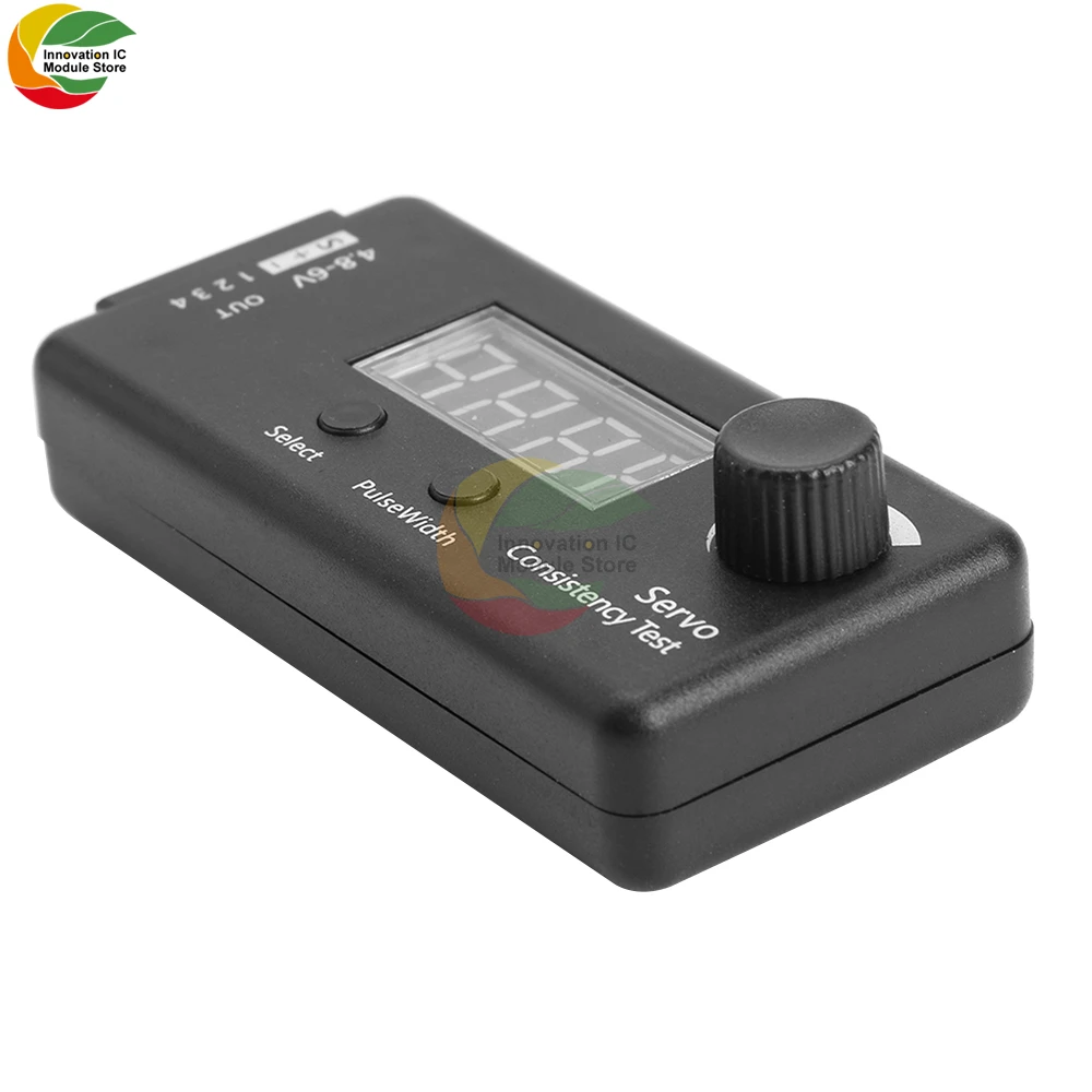 DC 4.8-6V Mini 3 Modes Digital Servo / ESC Uniformity Tester Steering Gear Measurement for RC Helicopter Airplane Car Tool