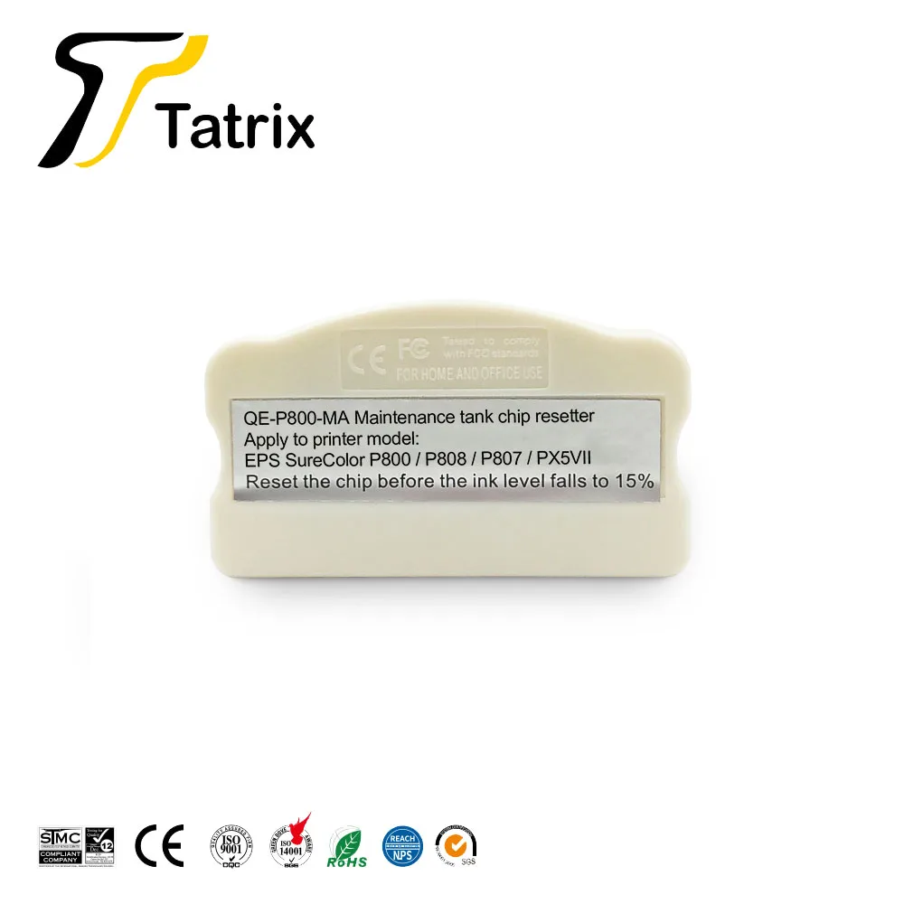 P800 T5820 Maintenance Tank Chip Resetter For Epson SureColor SC-P800 P800 P807 P808 PX5VII Printer Waste Ink Tank Chip Resetter