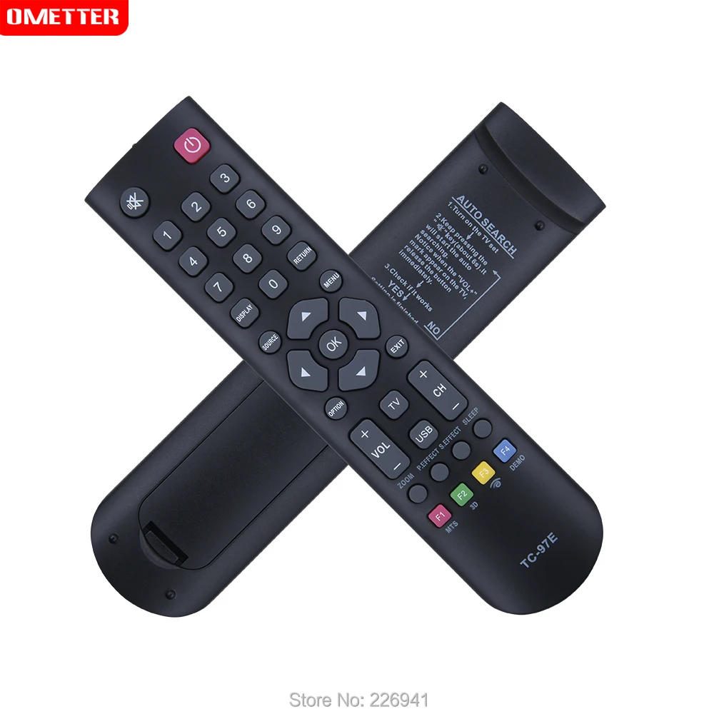 TC-97E remote control use for TCL led lcd TV 06-520W37-B000X RC3000E01 RC3000E02 08-RC3000E-RM201AA ERISSON remote conrtoller