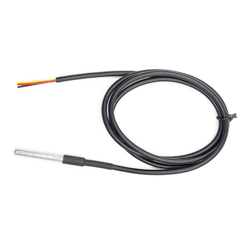 1m DS18B20 Waterproof Digital Temperature Sensor Probe NTC Thermistor Thermal Cable