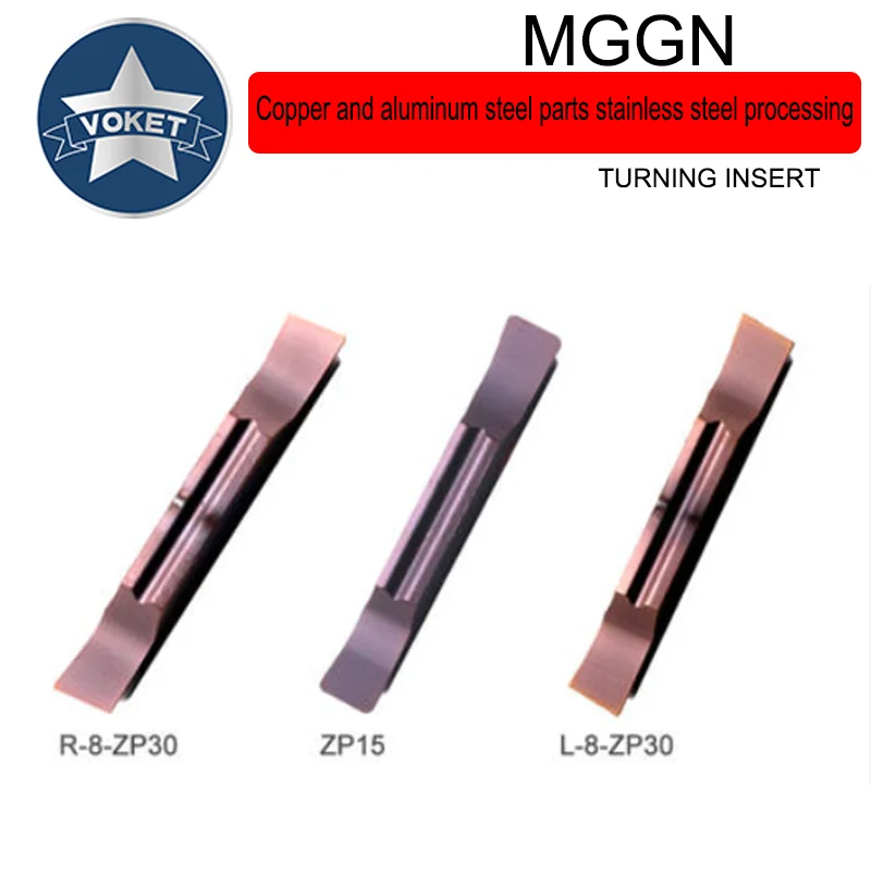 VOKET Chính Xác xay rãnh lưỡi dao MGGN CNC grooving gia công Carbide hình trụ grooving dao Lưỡi dao cắt