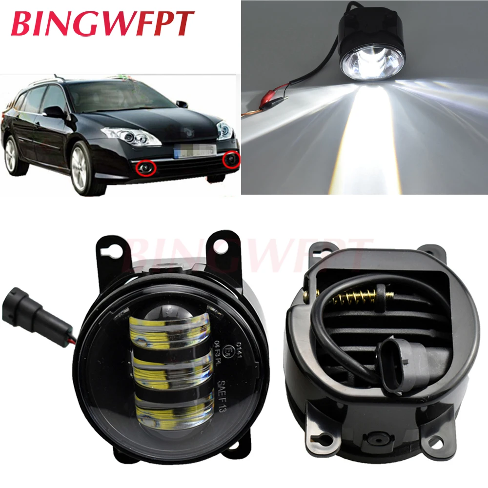 2pcs/pair LED fog Lights H11 For RENAULT LAGUNA 3 III Grandtour 2007-2012 For Renault Kangoo KW0 KW1 MPV 2008-2015