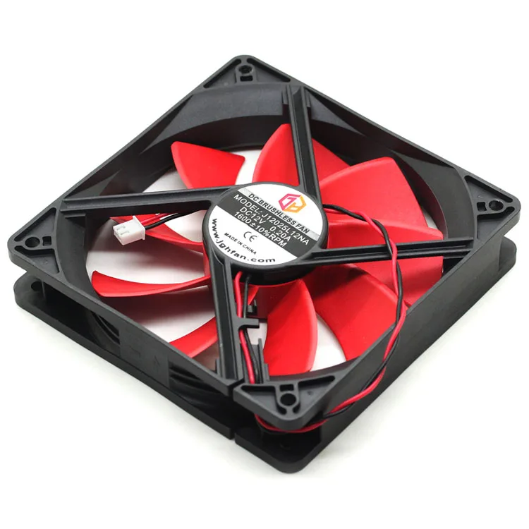 

J12025L12NA Server Cooling Fan DC 12V 0.20A 120x120x25mm 2-wire