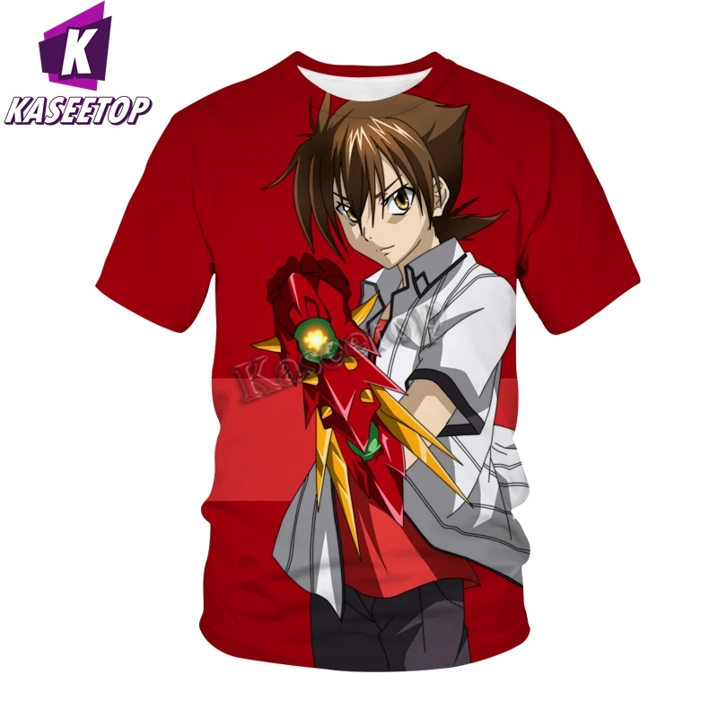 Anime High School DxD 3D Print T-Shirt Sexy Girl Streetwear Men Women Fashion Oversized T Shirt Tees Tops Male Clothing T251