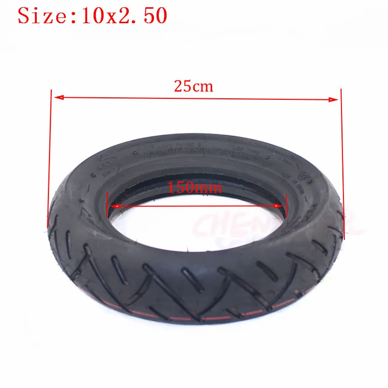 

CST 10inch 10x2.50 Tube Tyre Electric Scooter Inner Tube Outer Tube Explosion-proof Tires Advanced Tire for Zero10, Dualtron