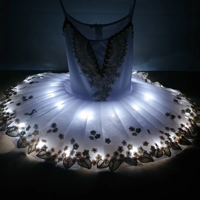 

performance children Luminous dance dress light up dresses ballet tutu skirt LED adult girls ballet costumes kids