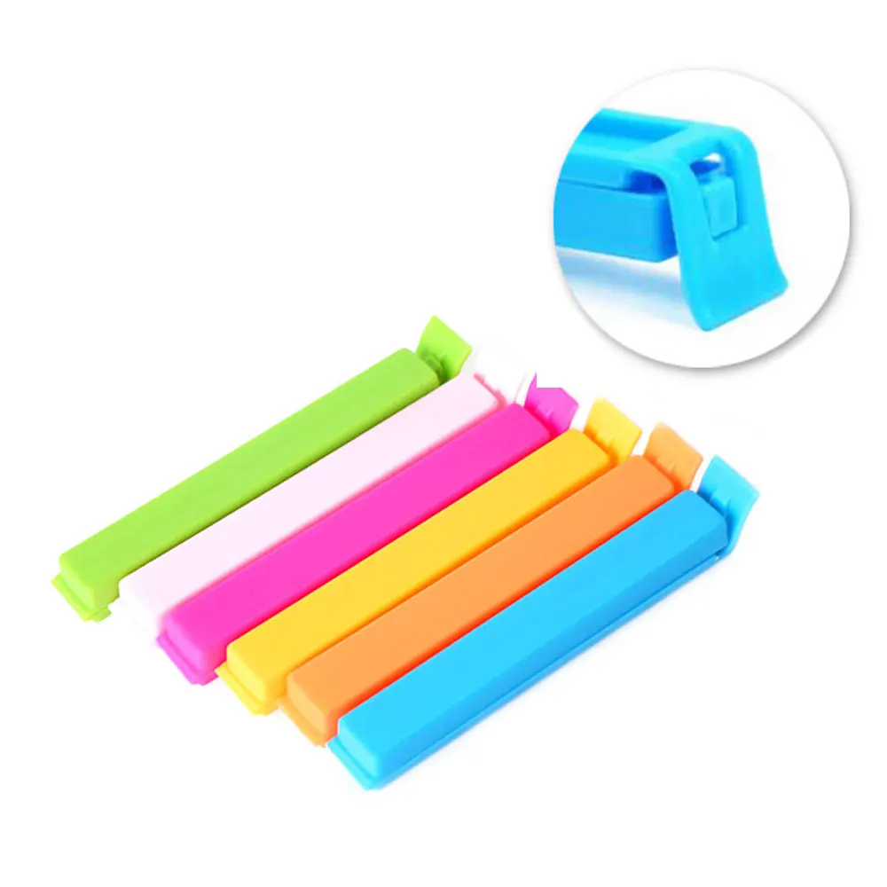 Silicone world 5Pcs Portable Kitchen Storage Food Snack Seal Sealing Bag Clips Sealer Clamp Plastic Tool Kitchen Accessories