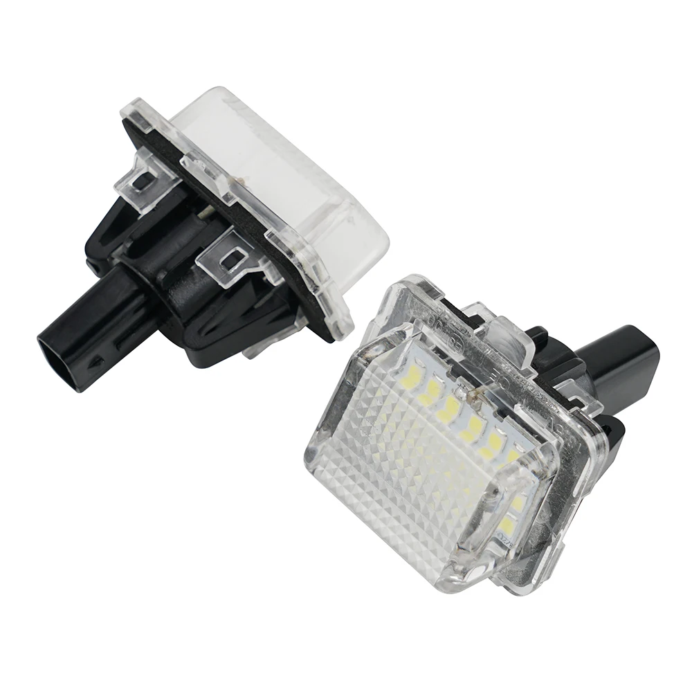 2Pcs Canbus 18LED License Number Plate Light Lamp For Benz W204/W205/W216/W218/W212/W221/W231/W222/CLA C207 C216 CL550