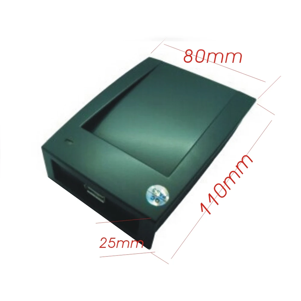 125KHZ Frequency RFID reader  USB virtual COM(RS232) port, RS232 RFID reader free Card
