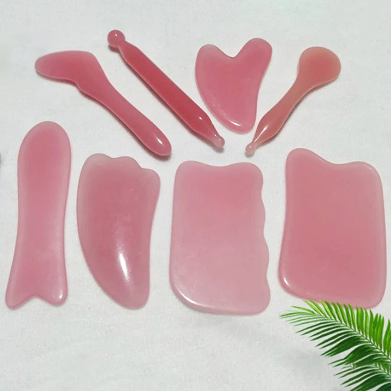 

Gua Sha Resin Massager Rose Quartz Facial Guasha Resin Massage Board 100% Natural Resin Scraping Massage Tool Dropshipping