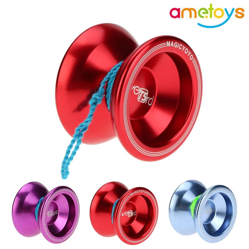 Professional Magic Yoyo T5 Overlord Aluminum Alloy Metal Yoyo 8 Ball KK Bearing with String for Kids Outside Sports Toy