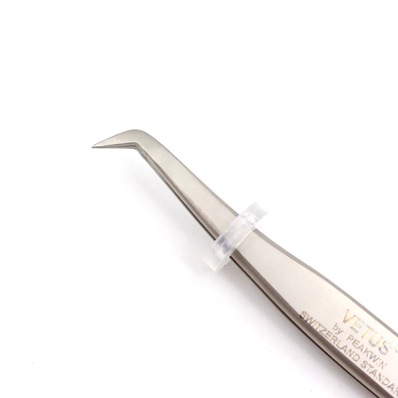VETUS Original MSA-6B Pinzette Hyperfein Hohe Präzision Korrosion beständig für Volumen Wimpern Extensions 100% Echte – Detail 6