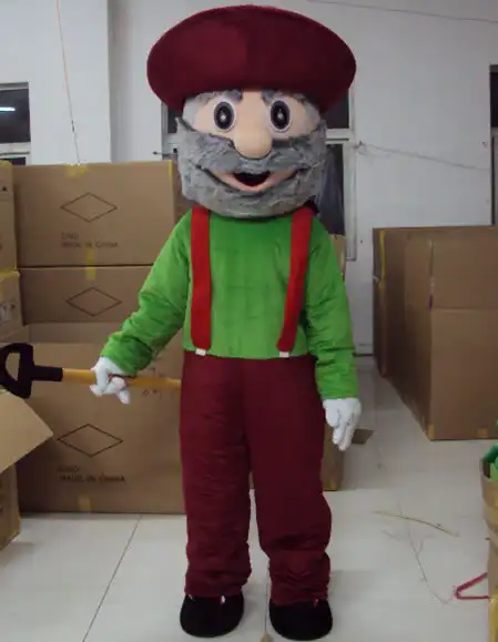 Nova versão o especial ouro mineiro mascote traje adulto festa de aniversário fantasia vestido halloween cosplay roupas de natal