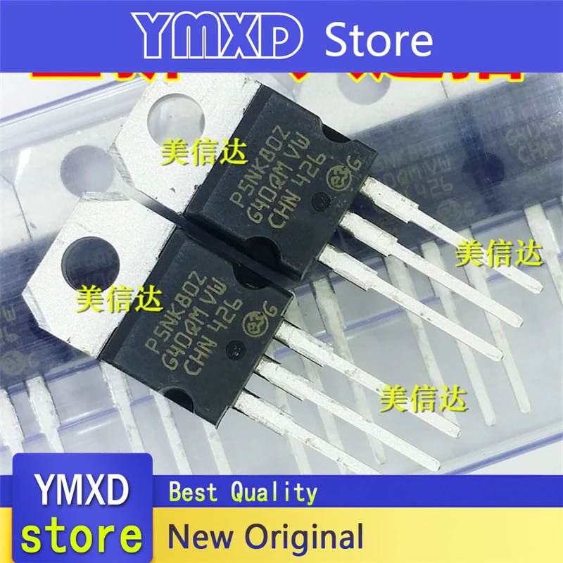 10pcs/lot New Original P5NK80Z STP5NK80Z 4.3A800V Triode Field Effect Tube TO-220 In Stock
