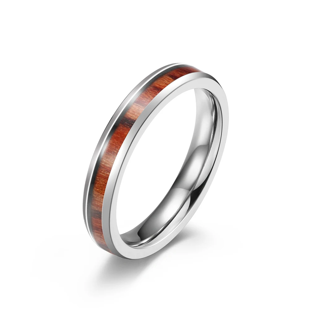 JHSL Wood Pattarn Simple Men Rings Fashion Jewelry Gift High Polishing Top Quality Stainless Steel US Size 6 7 8 9 10 11 12