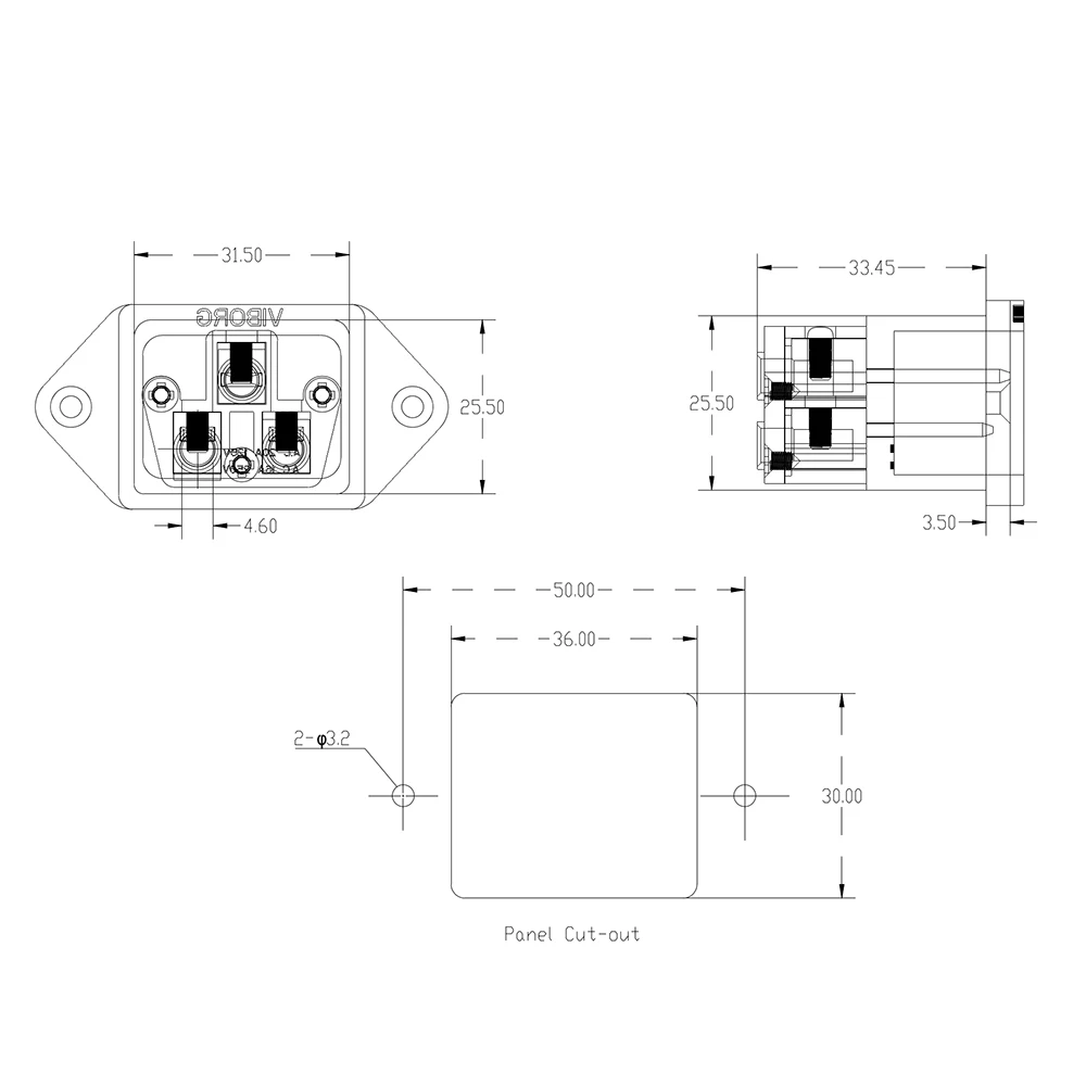 Viborg VI20G czyste miedziane złote platerowane 20A wlot mocy C20 mężczyzna miedzi 125V/20A 250V/16A wysokiej mocy AC wlot IEC gniazdo zasilania