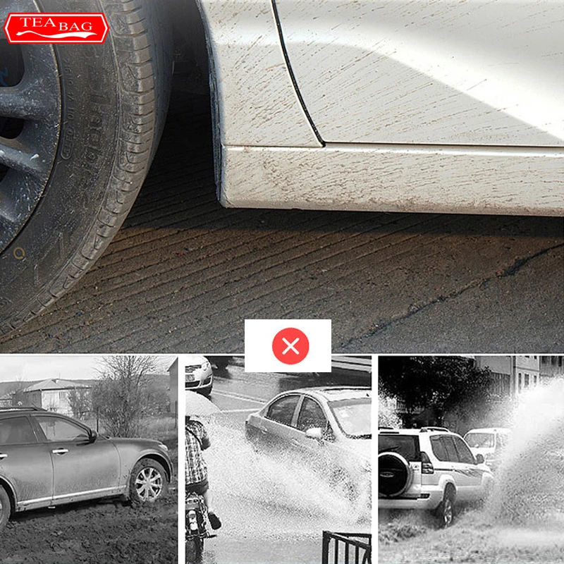 Mud Flaps For Mitsubishi Pajero 2007-2020 Mudguards Fenders Splash Guards Car Accessories Auto Styline 4 PCS