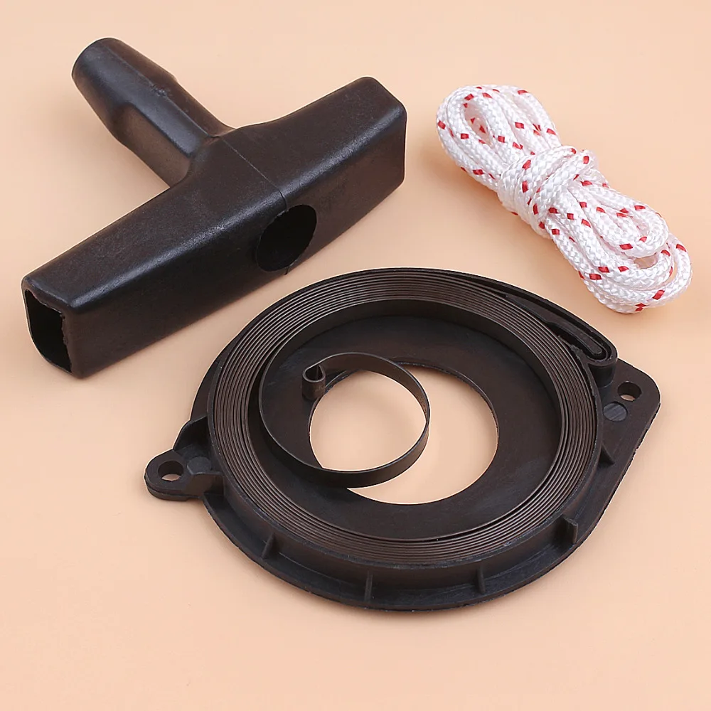 Recoil Starter ฤดูใบไม้ผลิจับเชือกชุดซ่อม Fit Husqvarna 435 440 445 450 455 460 461 เครื่องยนต์ลูกโซ่มอเตอร์