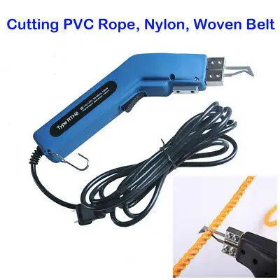 100W Electric Hot Knife Rope Cutter For PVC Nylon Woven Belt Cloth Cut 110V/220V